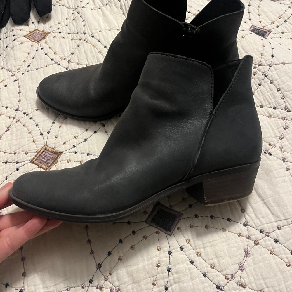 Women's Lucky Brand Charcoal Ankle Boots